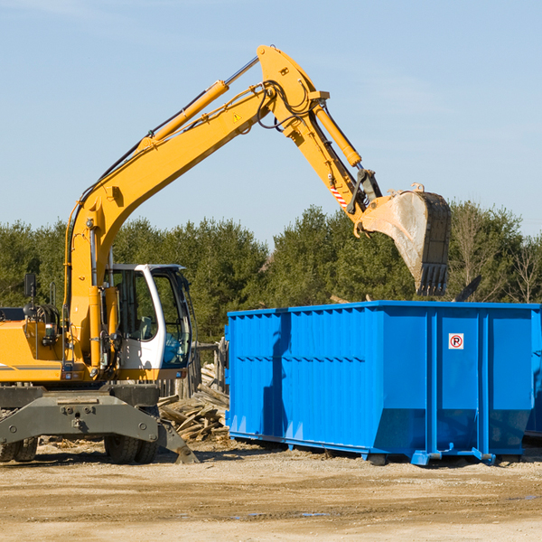 can i choose the location where the residential dumpster will be placed in Trevor WI